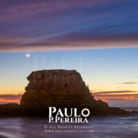 Moon and Venus at Porto Novo Beach