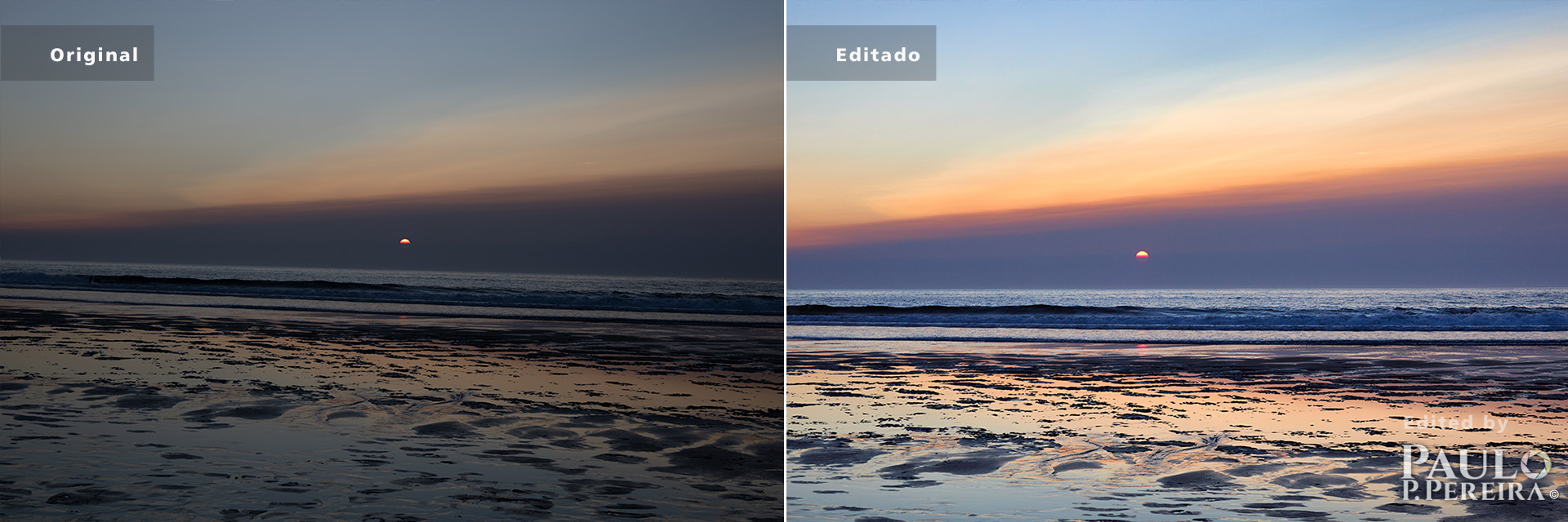 Image Editing by Paulo P. Pereira - Antes e Depois - Before and After