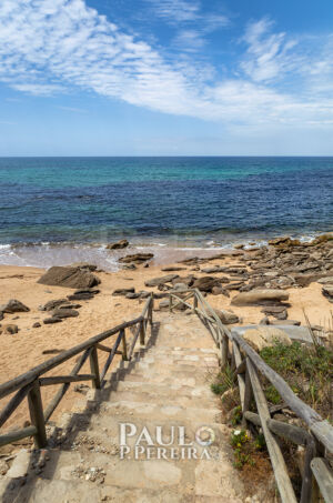 Escadas para a praia | Stairs to the Beach | Praia de Porto Novo, Torres Vedras, Portugal